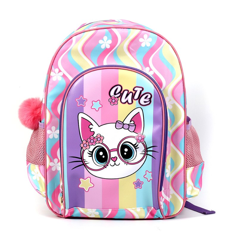 レインボーかわいい猫のランドセルが子供たちに最適な理由は何ですか?