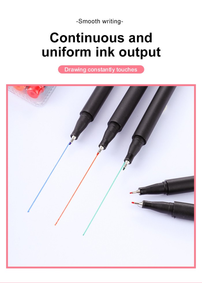 0.4mm Watercolor Outlining Drawing Gel Pen Set