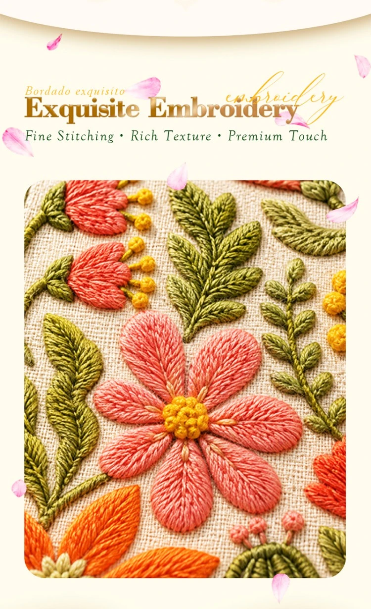 A5 Vivid Embroidered Cover 100gsm Inner Page Notebook